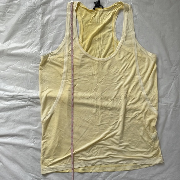 CLUB MONACO Tank Top Color-Yellow/White Size-Large NWOT - Picture 6 of 8